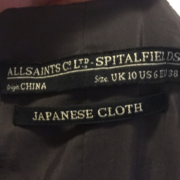 All Saints Cancity Epiphany Ebony Dress - Picture 3 of 7